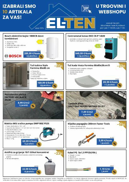 Katalog: EL-TEN 04.09. - 10.09.2025.