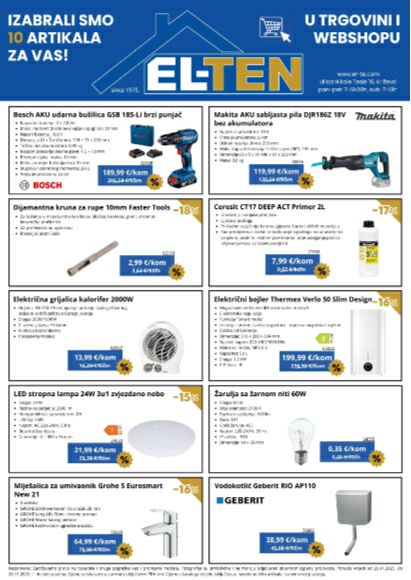 Katalog: EL-TEN 20.11. - 26.11.2025.