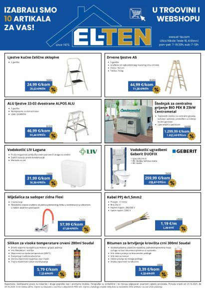 Katalog: EL-TEN 23.10. - 29.10.2025.