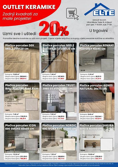 Katalog: Outlet keramike