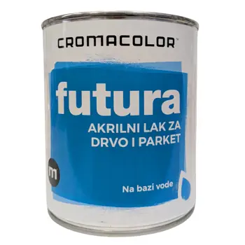 Akrilni lak na bazi vode za drvo i parket – Bezbojni Sjajni, FUTURA, 750 ml