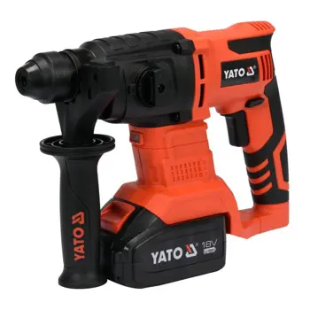 AKU udarna bušilica SDS+ 18V, 3.0Ah, 2.0J (Set u koferu) - YATO TYT-8277
