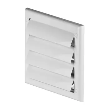 AWENTA ventilacijska rešetka 140x140 mm Exclusive s gravitacijskom klapnom