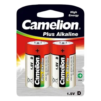 BATERIJA ALKALNA 1,5V LR 20 AMERICAN 2KOM CAMELION