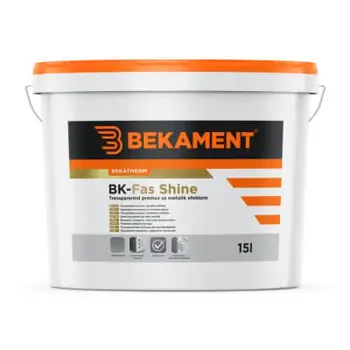 BEKAMENT BK FAS SHINE TRANSPARENTNI PREMAZ S METALNIM EFEKTOM 15L 