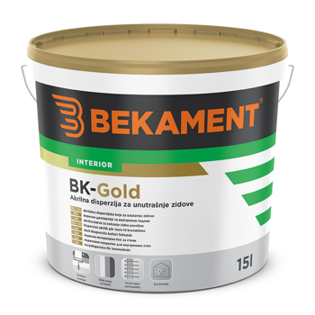 BEKAMENT BK-POL GOLD 15 L premium boja za unutarnje zidove – Baza 200