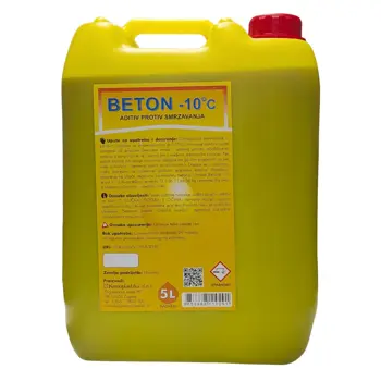 Beton -10 5L - Aditiv za betoniranje pri niskim temperaturama