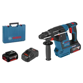 BOSCH AKU. BUŠAĆI ČEKIĆ GBH 18V-26 2X6Ah KOVČEG, BRZI PUNJAČ