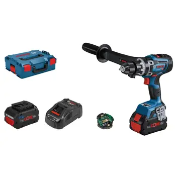 BOSCH AKU. UDARNA BUŠILICA GSB 18V-150C BITURBO BRUSHLESS 2X8Ah, L-BOXX, BRZI PU