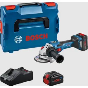 BOSCH AKU. KUTNA BRUSILICA GWS 18V-15 SC 2X8Ah, L-BOXX, BRZI PUNJAČ