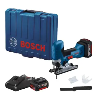 BOSCH AKU UBODNA PILA GST 185-LI 2X4Ah KOVČEG, BRZI PUNJAČ