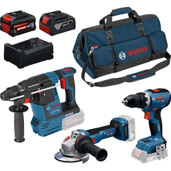BOSCH set aku alata 18V 3/1 (GSR 18V-65 + GBH 18V-26 + GWS 18V-11) s torbom