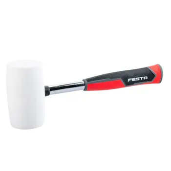 Čekić gumeni bijeli 65 mm FESTA