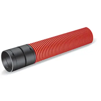 CIJEV DRENAŽNA 50/40,8MM CRVENA HEPLASTFLEX