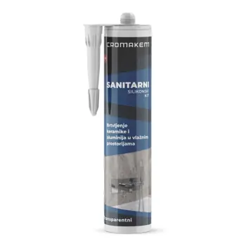 CROMASIL SANITARNI SILIKONSKI KIT TRANSPARENT 280ML