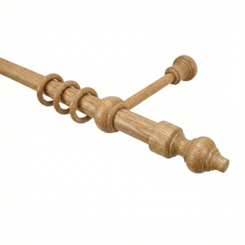 Drvena karniša tanka 125 cm – hrast