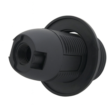 Grlo E14 s prstenom crno B402