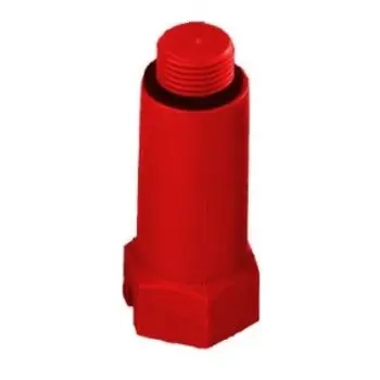 ISPITNI ČEP 1/2" PVC CRVENI 