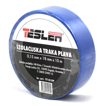 Izolir traka plava 0,15 x 18mm x 10m TESLER