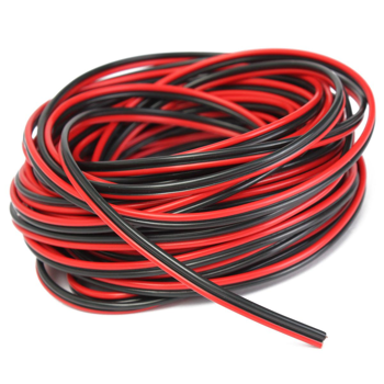 Kabel za zvučnike 2x1mm2 – Bakreni, Fleksibilni, Crveno/Crni