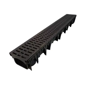 KANALICA 130/85 L=1M S PLASTIČNOM REŠETKOM GUTTA