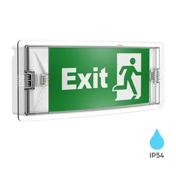 LED Evakuacijska Panik Lampa 3W IP54 – Nadžbukna, 6500K