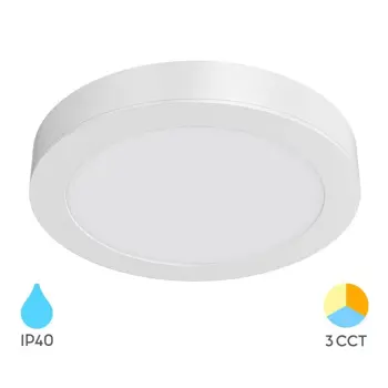 LED panel nadgradni 18W 3CCT 1760LM, fi 231 mm, IP40, okrugli, bijeli