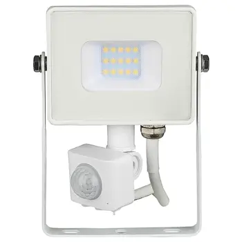 LED Reflektor 10W sa Senzorom Pokreta (Samsung Čip) – Hladna Bijela 6500K, IP65