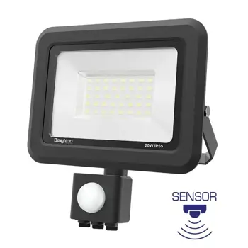 LED REFLEKTOR 20W 6500K 1620LM IP54 SA PIR SENZOROM 
