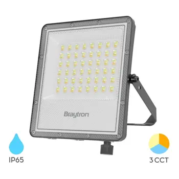 LED Reflektor vanjski 50W 3CCT (3 boje svjetla) 5500lm IP65 sivi