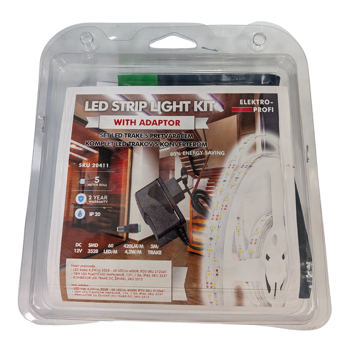 LED traka - SET s pretvaračem 4.2W/m 4000K IP20 12V (pakiranje 5m)