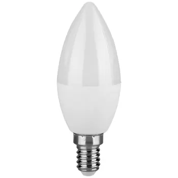 LED žarulja E14 4.5W (zamjena za 40W), 4000K neutralna bijela, oblik svijeća