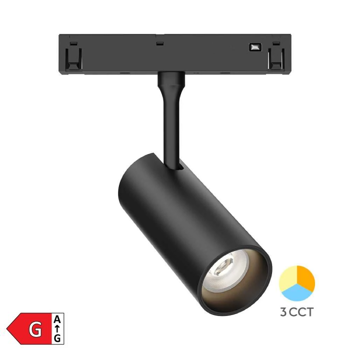 Magnetska svjetiljka 10W 3CCT 810LM FI45 IP20 crna