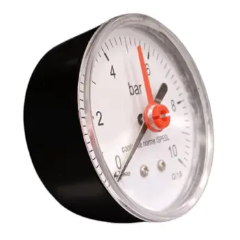 MANOMETAR 0-10 BARA FI60 HORIZONTALNI THS 