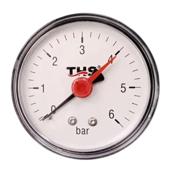 MANOMETAR 0-6 BARA FI60 HORIZONTALNI THS 