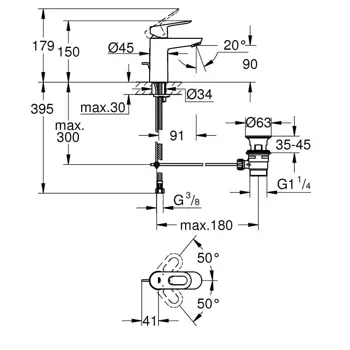mijesalica-za-umivaonik-grohe-bauloop-637-74332.webp