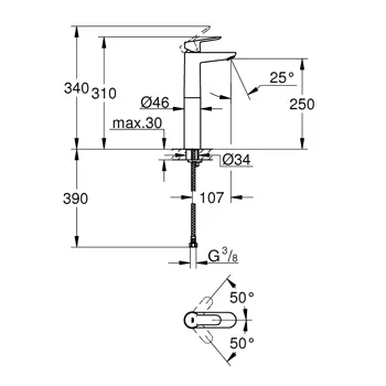 mijesalica-za-umivaonik-grohe-buedge-xl-ch-18332-77150.webp