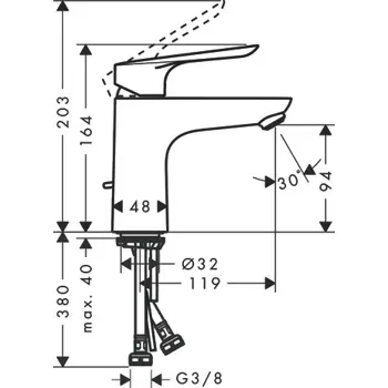 mijesalica-za-umivaonik-hansgrohe-logis-1-00-24193-76136.webp