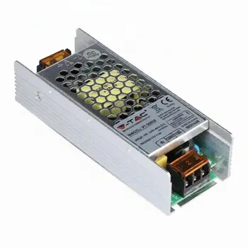 Napajanje Metalno SLIM 60W 12V 5A – IP20 (Tanki Trafo za LED Trake)