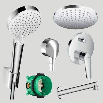 Paket miješalica HANSGROHE Logis E New, ugradbeni set