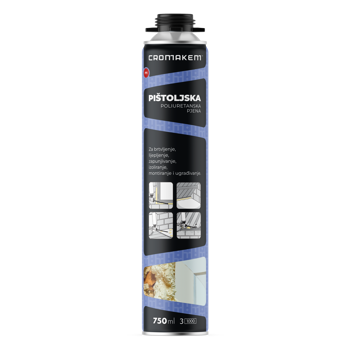PUR Pjena Pištoljska 750ml – CROMAKEM (Univerzalna)