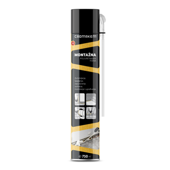 PUR pjena ručna montažna 750 ml CROMAKEM
