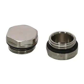 Radijatorski čep niklovani 1/2" Demeta