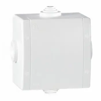 Razvodna kutija 80x80 mm nadžbukna N/Ž IP54 4 uvoda (bijela)