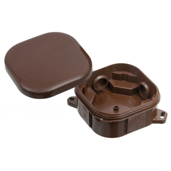 Razvodna kutija nadžbukna (N/Ž) 92x92x44 mm IP54, smeđa