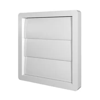 REŠETKA VENTILACIJSKA KRŽ 100/125 MM S KLAPNOM DOSPEL
