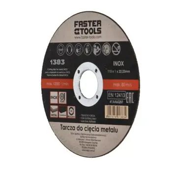REZNA PLOČA ZA INOX 115X1MM FASTER TOOLS 