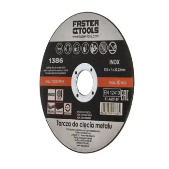REZNA PLOČA ZA INOX 125X1MM FASTER TOOLS 
