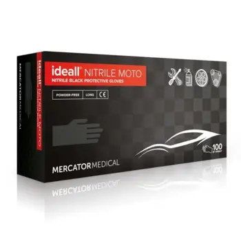 Rukavice zaštitne jednokratne Nitril NITRYLEX BLACK vel. 7