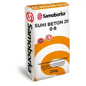 SAMOBORKA SUHI BETON MB 20 25KG 0-8MM 28040496